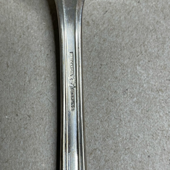 Rose Point Wallace Sterling 1934 4 Piece Dinner Setting No monogrammed - Picture 6 of 15